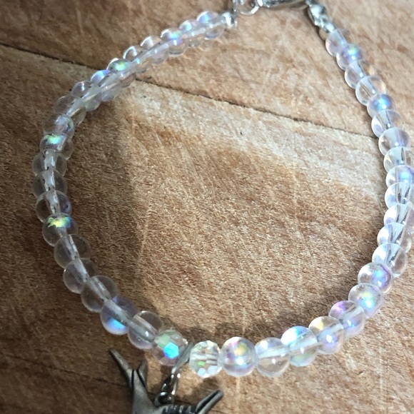 Iridescent Swallow Charm Bracelet - Picture 5 of 10